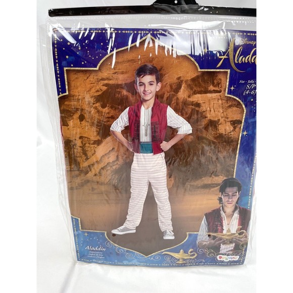 Aladdin Live Action Boys Size Small 4-6 Halloween Costume